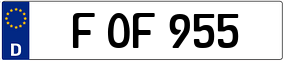 Truck License Plate
